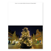 Weihnachtsgrußkarten, 5er Pack mit verschiedenen Motiven