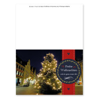 Weihnachtsgrußkarten, 5er Pack mit verschiedenen Motiven