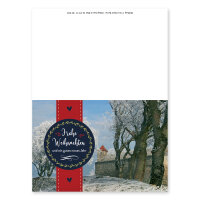 Weihnachtsgrußkarten, 5er Pack mit verschiedenen Motiven