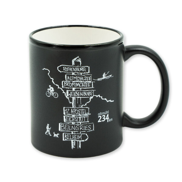 Tasse WEGWEISER, Altmühlregion