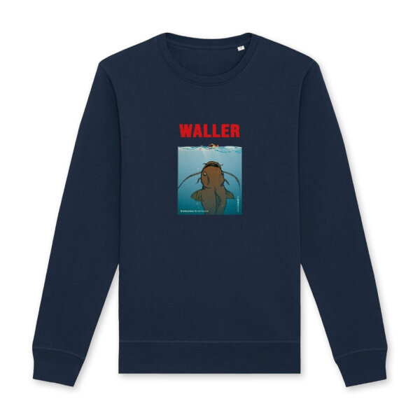 Sweatshirt Waller – „50 Jahre JAWS / Der weiße Hai“ Tribute navy XL