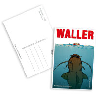 Postkarte WALLER – „50 Jahre JAWS / Der...