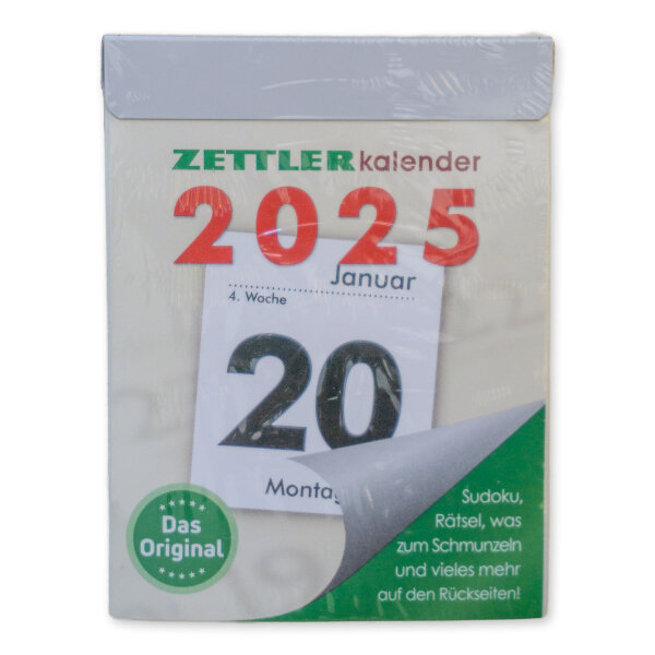 Tagesabreißkalender 2025