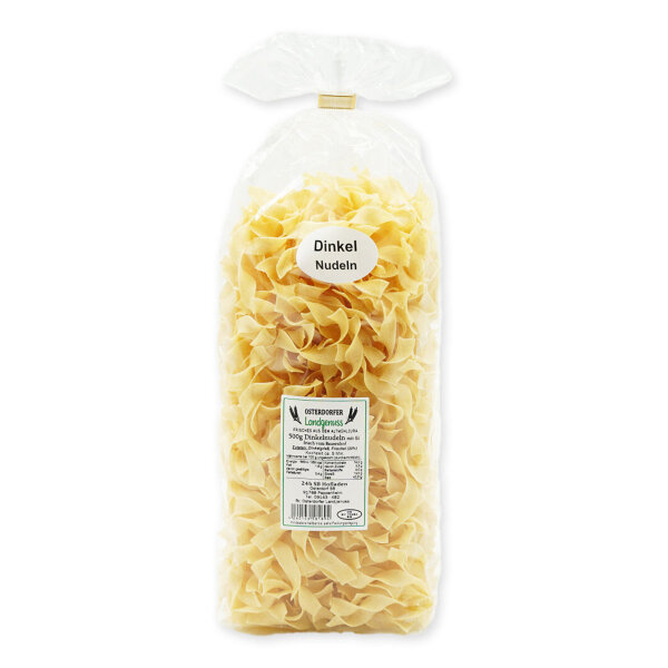 Dinkelnudeln mit Ei - Band