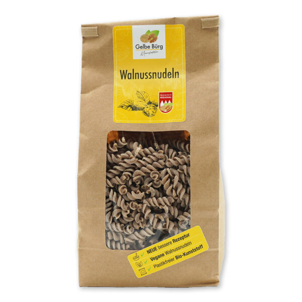 Walnussnudeln, vegan - Spiral
